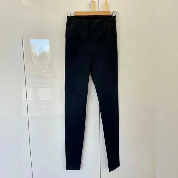 Wilfred Free Aritzia Daria Pant Faux Suede Legging in black size small - Picture 2 of 5